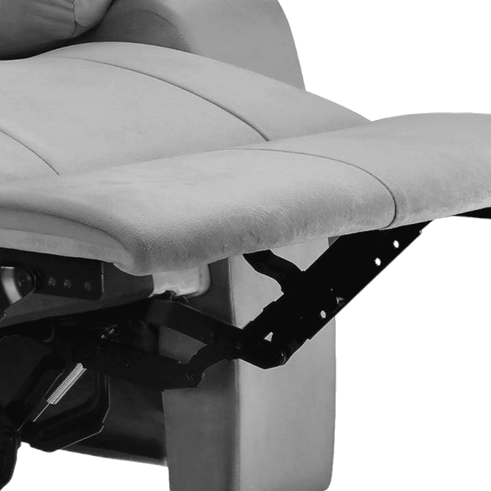 Helios Fabric One Seater Recliner in Grey Colour