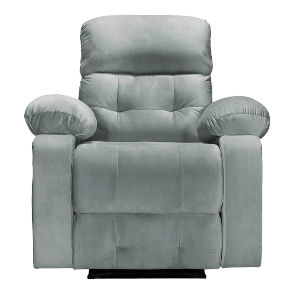 Avion Fabric One Seater Motorized Recliner in Grey Colour
