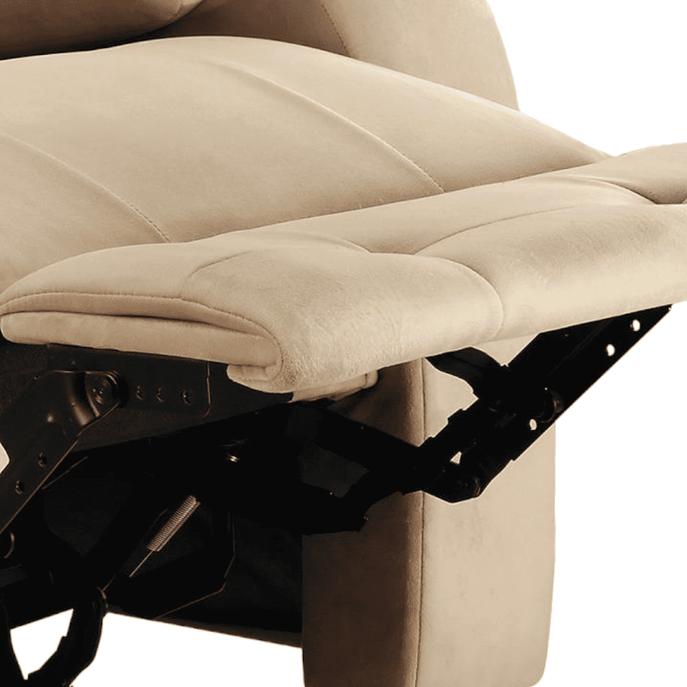 Avion Fabric One Seater Manual Recliner in Beige Colour