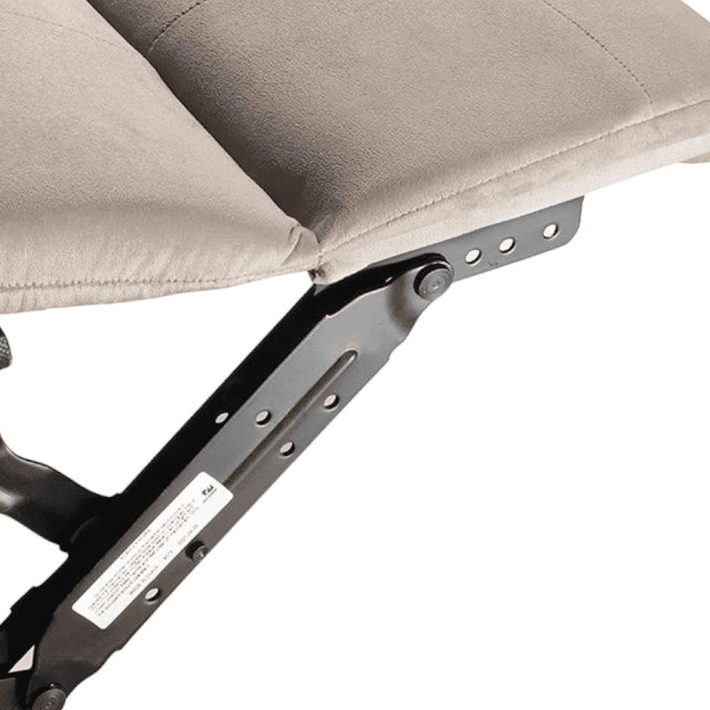 Avion Fabric Two Seater Manual Recliner in Beige Colour