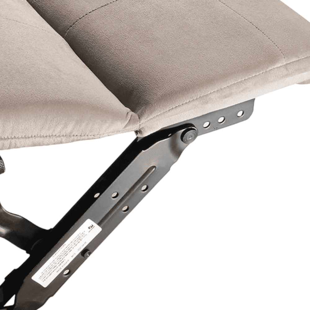 Avion Fabric Three Seater Manual Recliner in Beige Colour