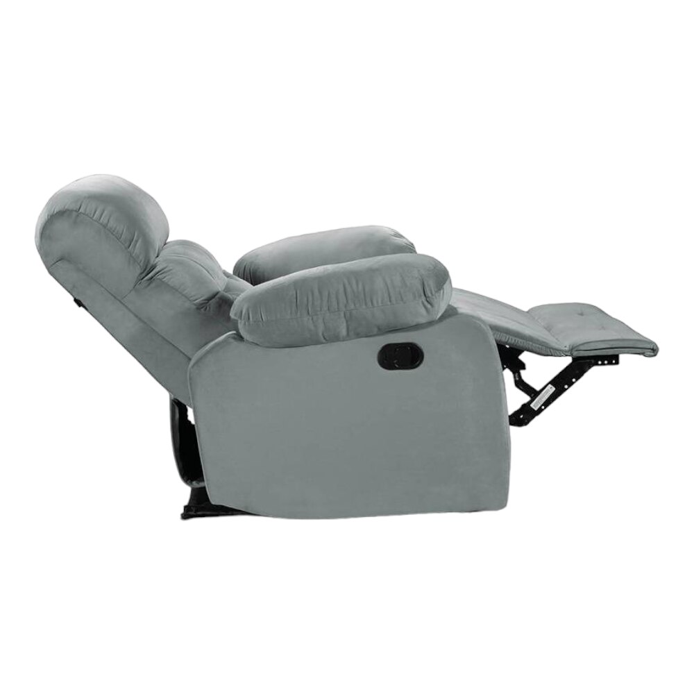 Avion Fabric One Seater Manual Recliner in Grey Colour