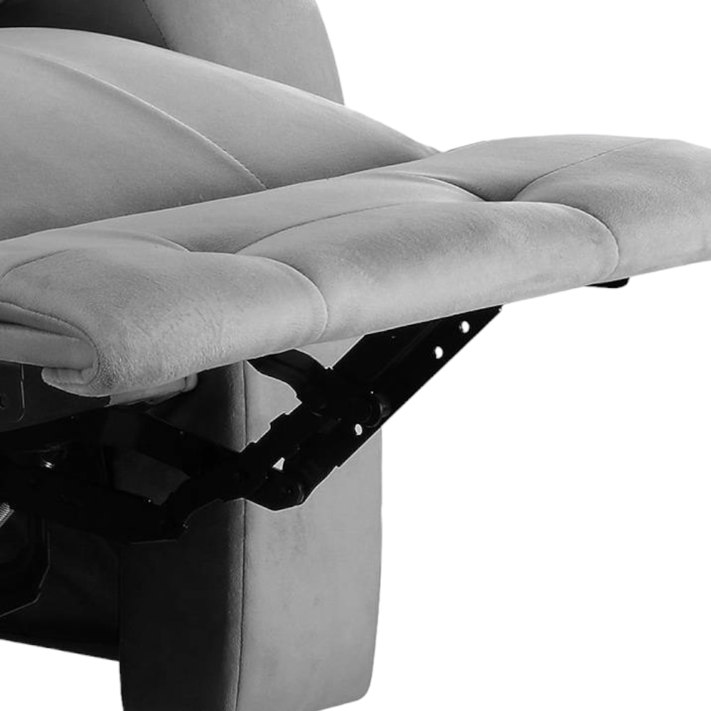 Avion Fabric One Seater Manual Recliner in Grey Colour