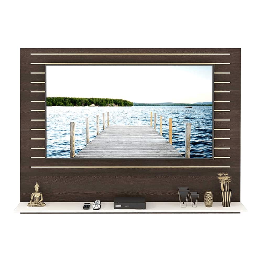 Reyloye Engineered Wood TV Unit in White Finish