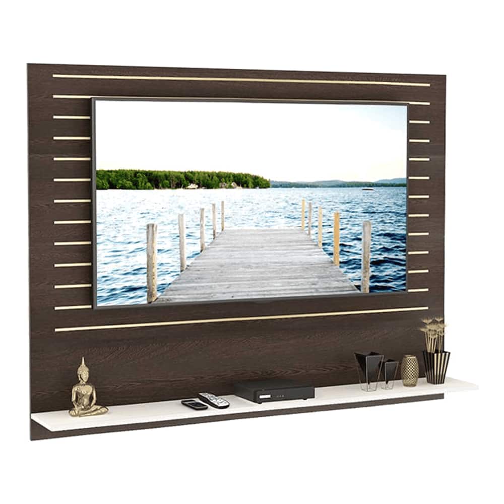 Reyloye Engineered Wood TV Unit in White Finish