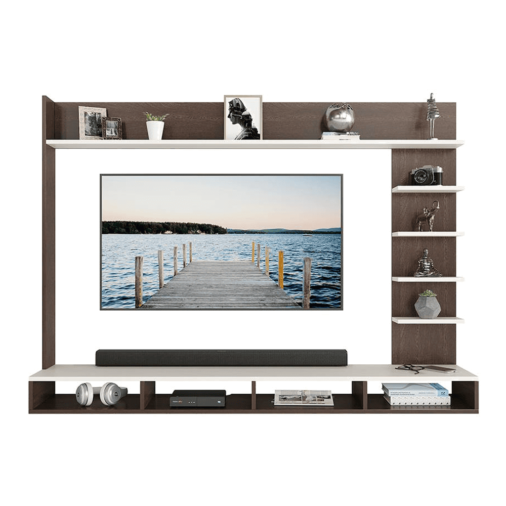 Primax Grande Engineered Wood TV Unit in Wenge Finish - 55"
