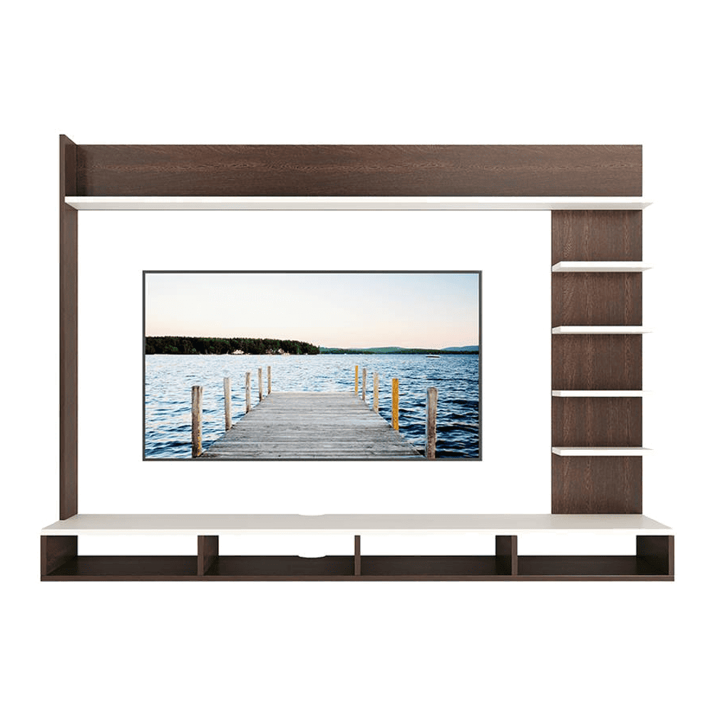 Primax Grande Engineered Wood TV Unit in Wenge Finish - 55"