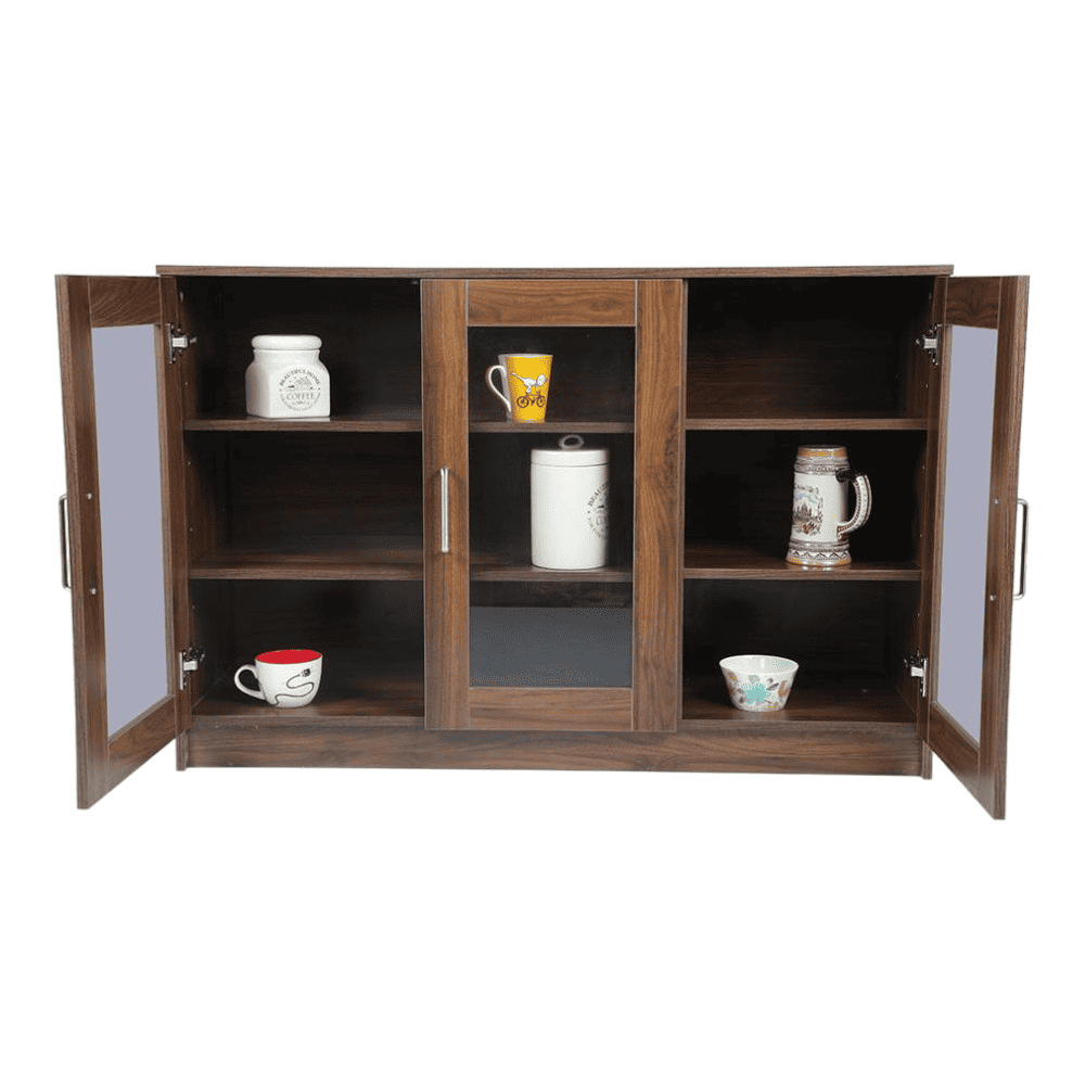 Display unit Walnut finish