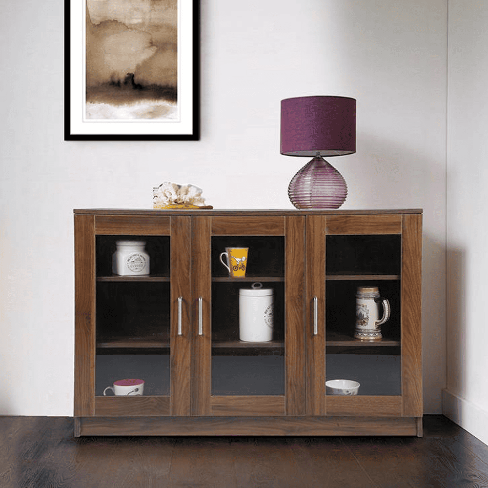 Display unit Walnut finish
