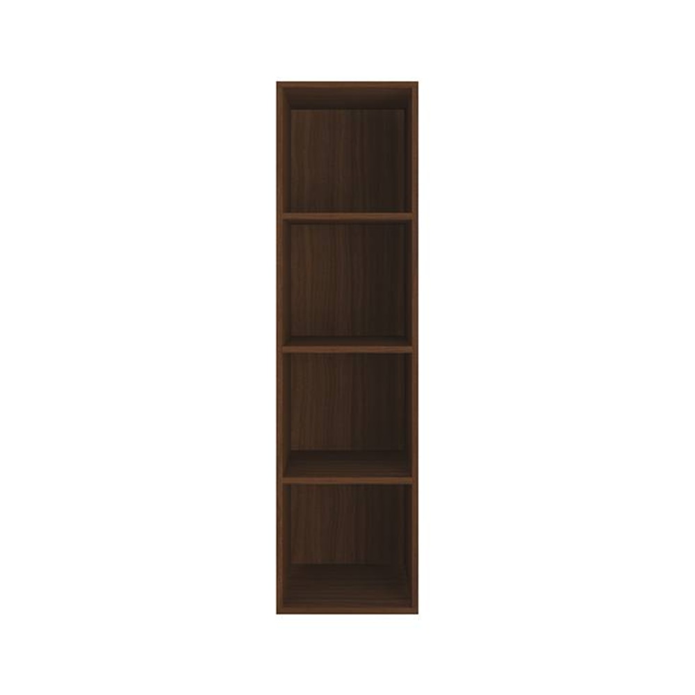 Saratoga Engineered Wood  Bookshelf in Coffee Walnut Finish - Adona