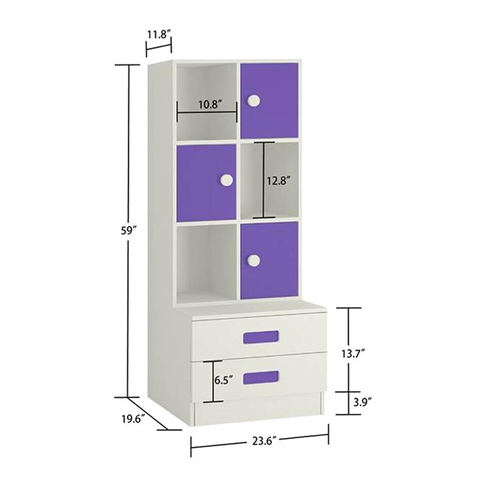 Abby Bookshelf cum Storage Unit