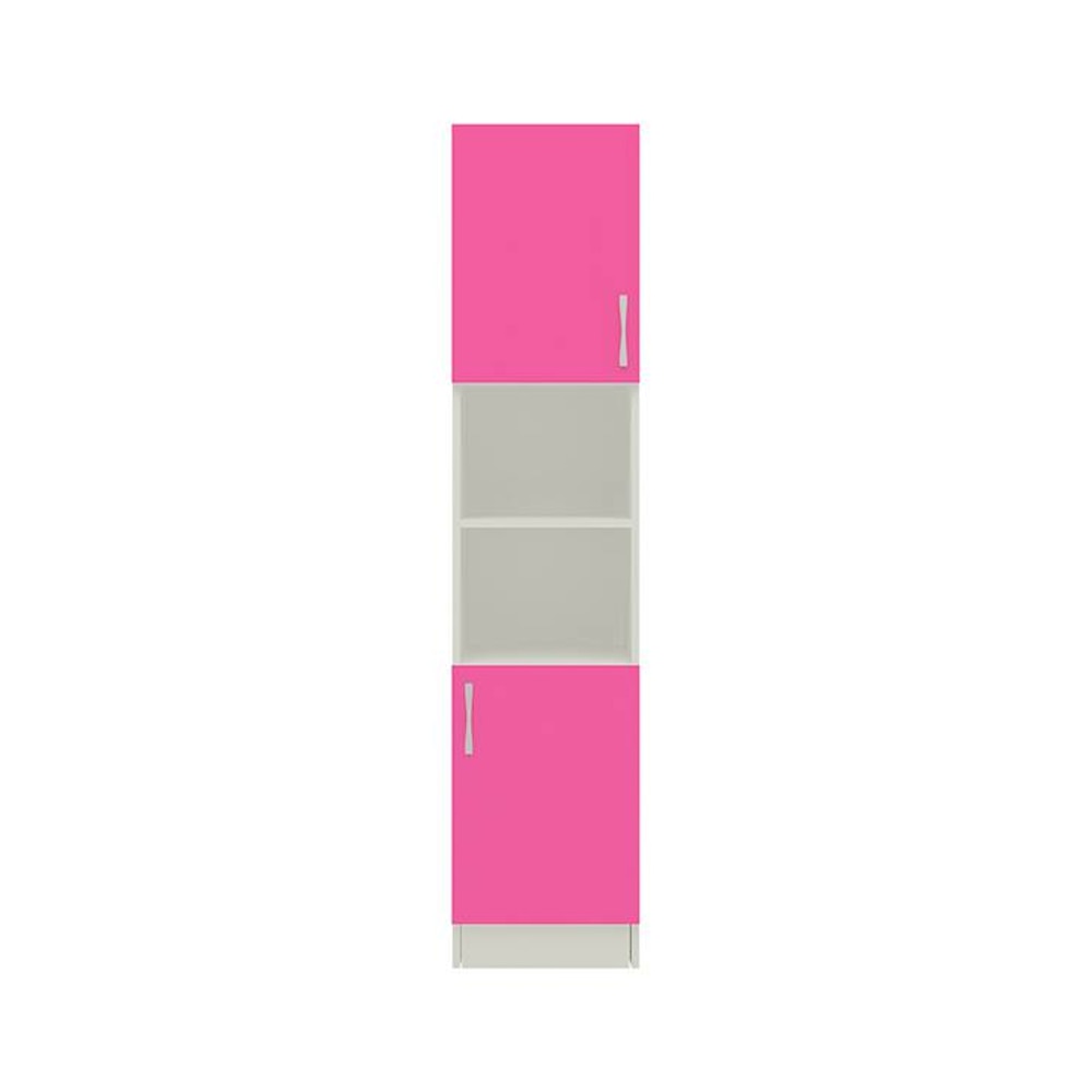 Zahra Engineered Wood  Bookshelf in Barbie Pink Finish