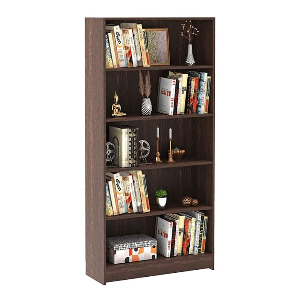 Pete Engineered Wood Bookshelf in Wenge Finish