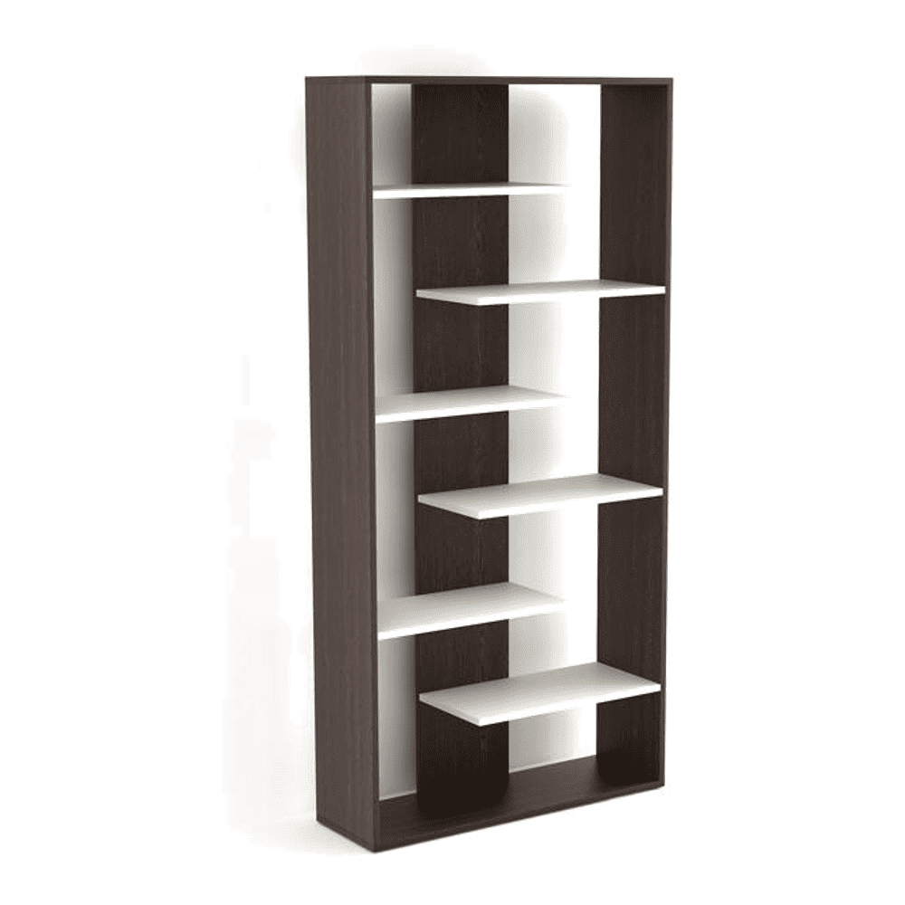 Maxelle Engineered Wood Bookshelf in Wenge Finish
