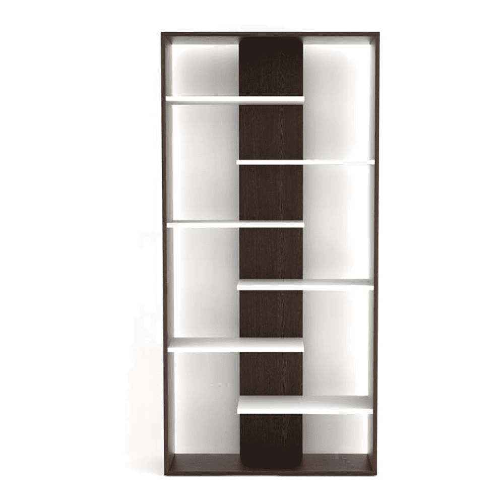 Maxelle Engineered Wood Bookshelf in Wenge Finish