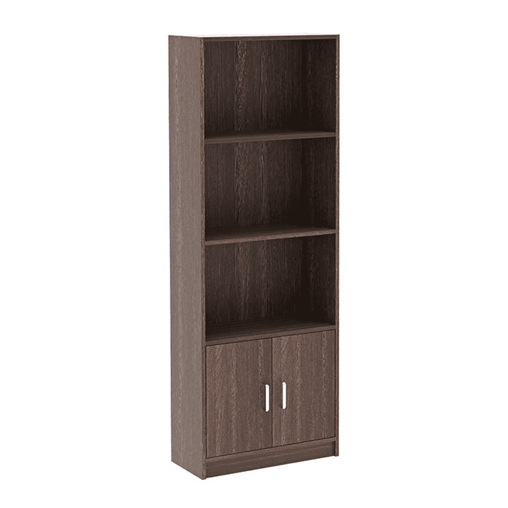 Sean Engineered Wood Bookshelf in Wenge Finish