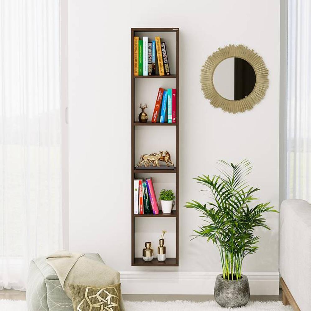 Walten Engineered Wood Bookshelf in Wenge Finish