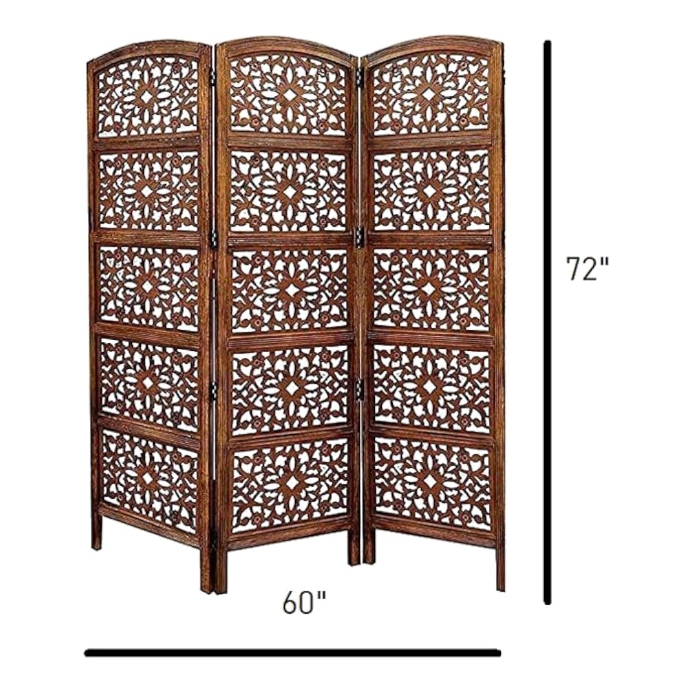 Delia Solid Wood Room Divider