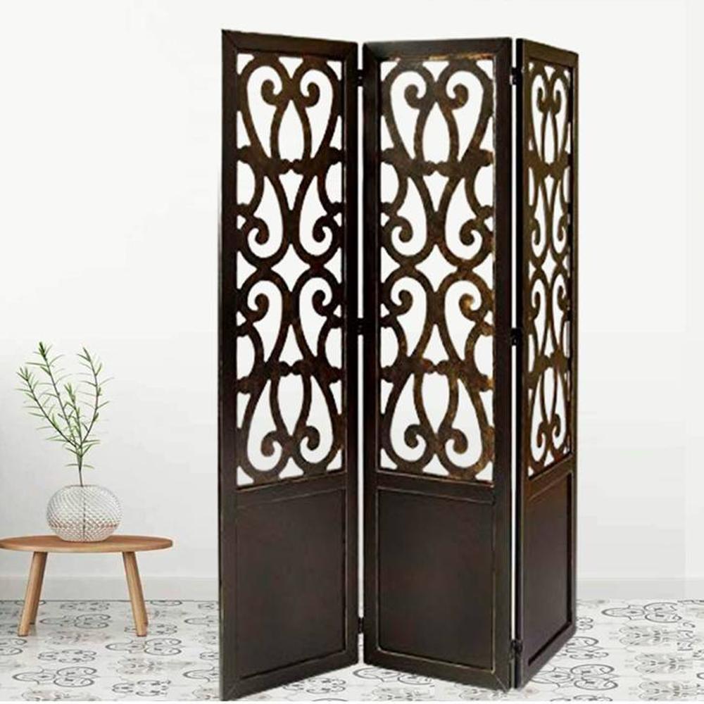 Lucy Solid Wood Room Divider - New Shilpi Handicrafts