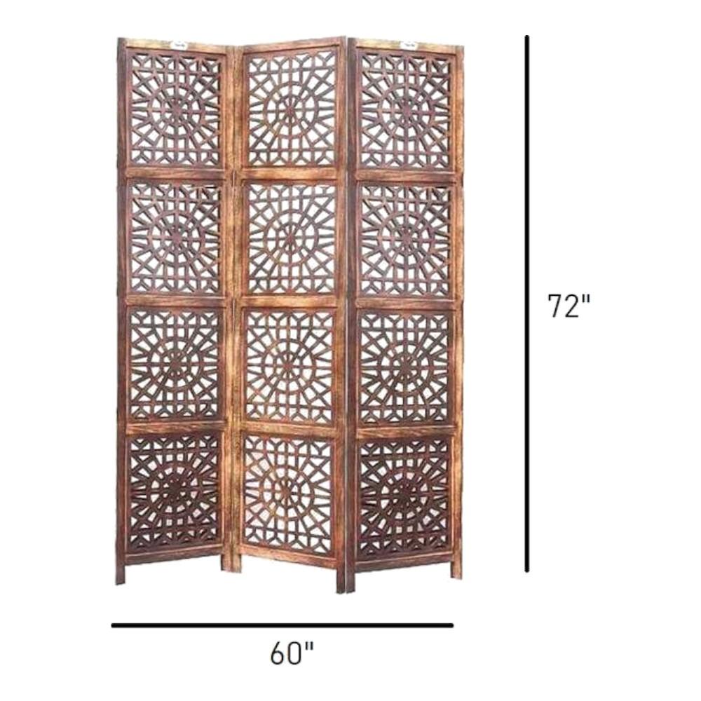 Mae Solid Wood Room Divider