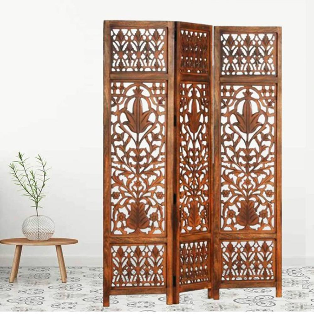 Aung Solid Wood Room Divider