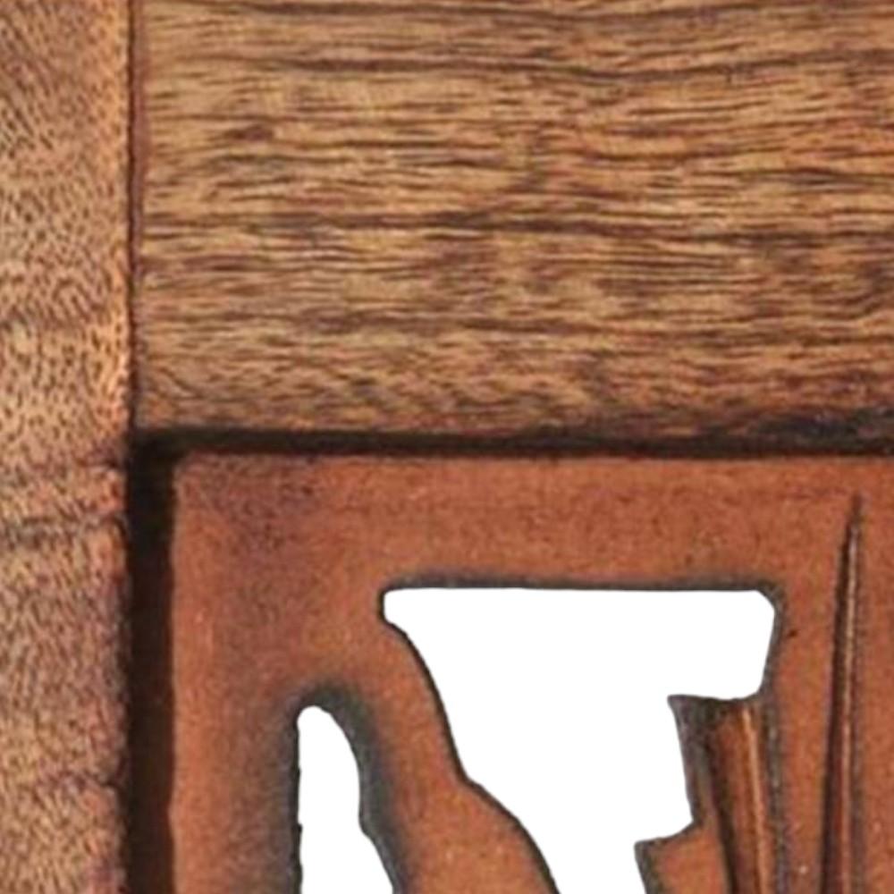 Aung Solid Wood Room Divider
