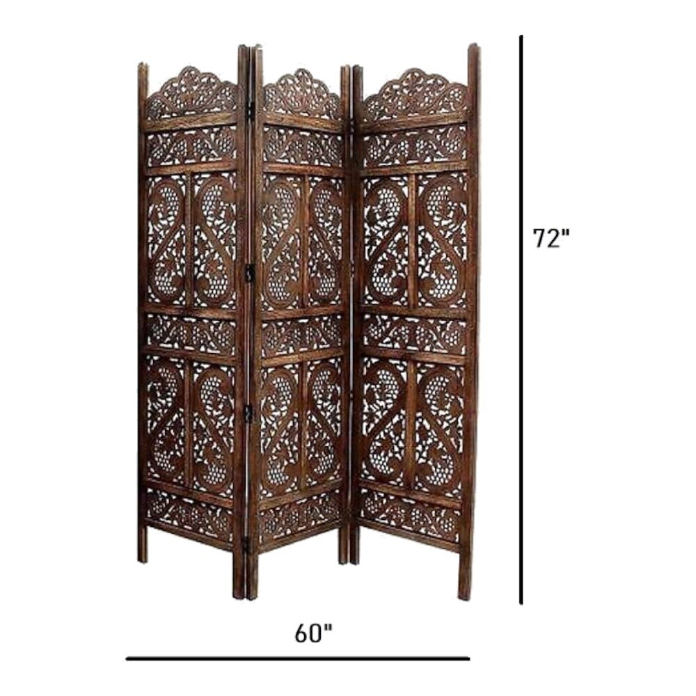 Emily Solid Wood Room Divider