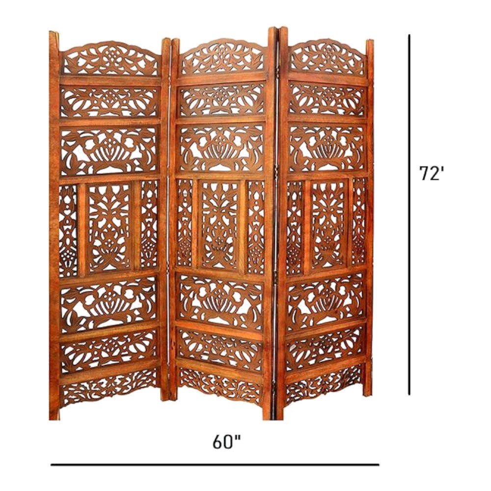 Françoise Solid Wood Room Divider