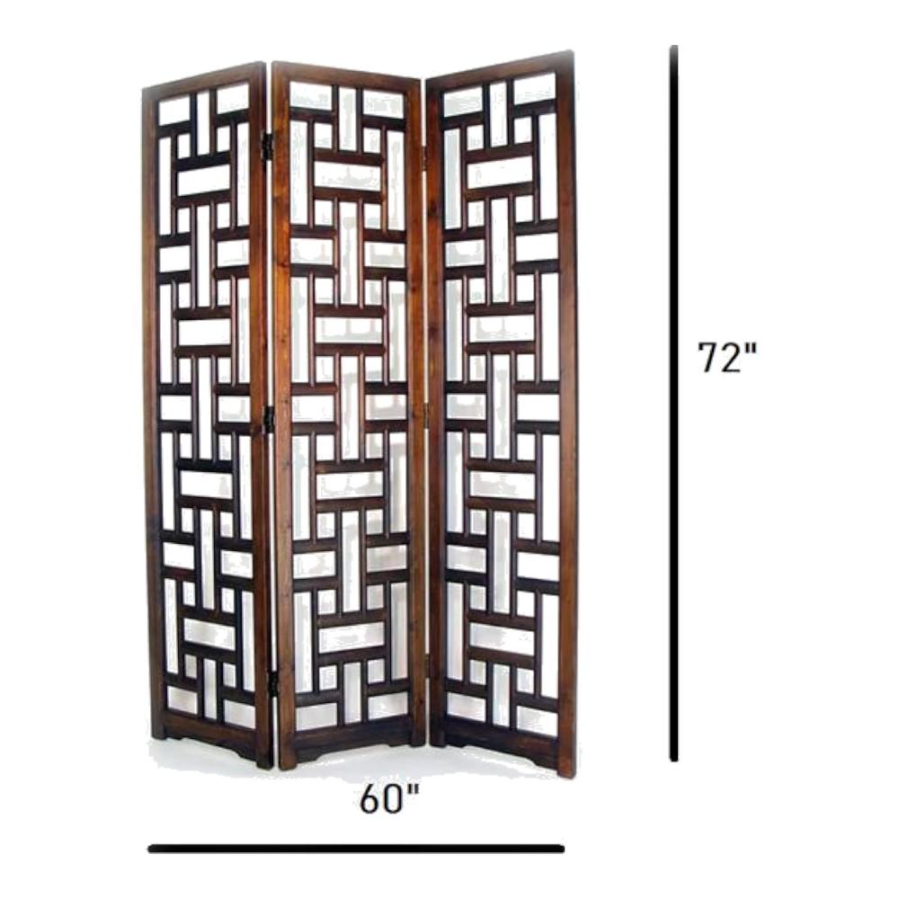 Jody Solid Wood Room Divider
