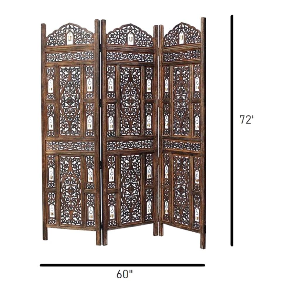 Maria Solid Wood Room Divider