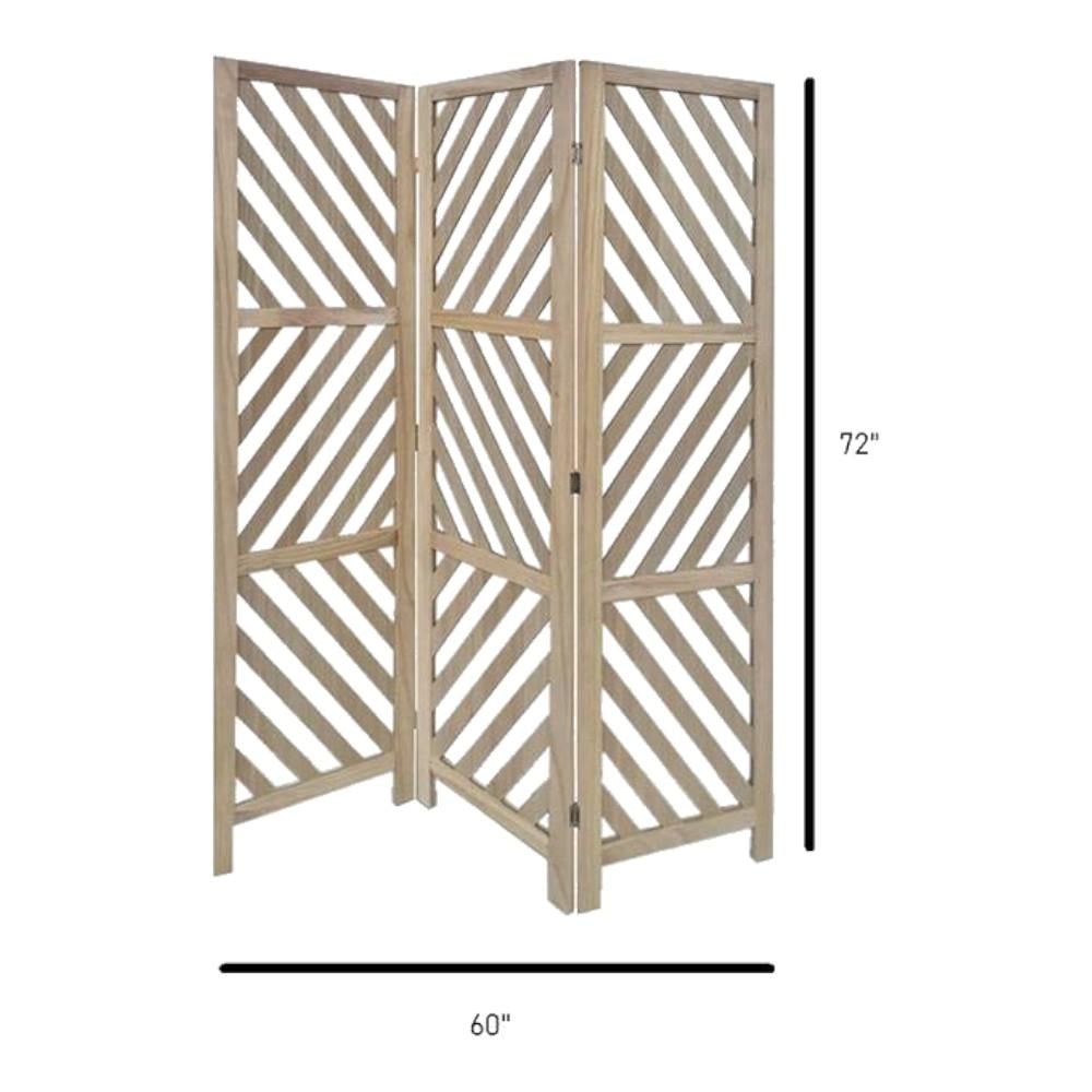 Wangari Solid Wood Room Divider