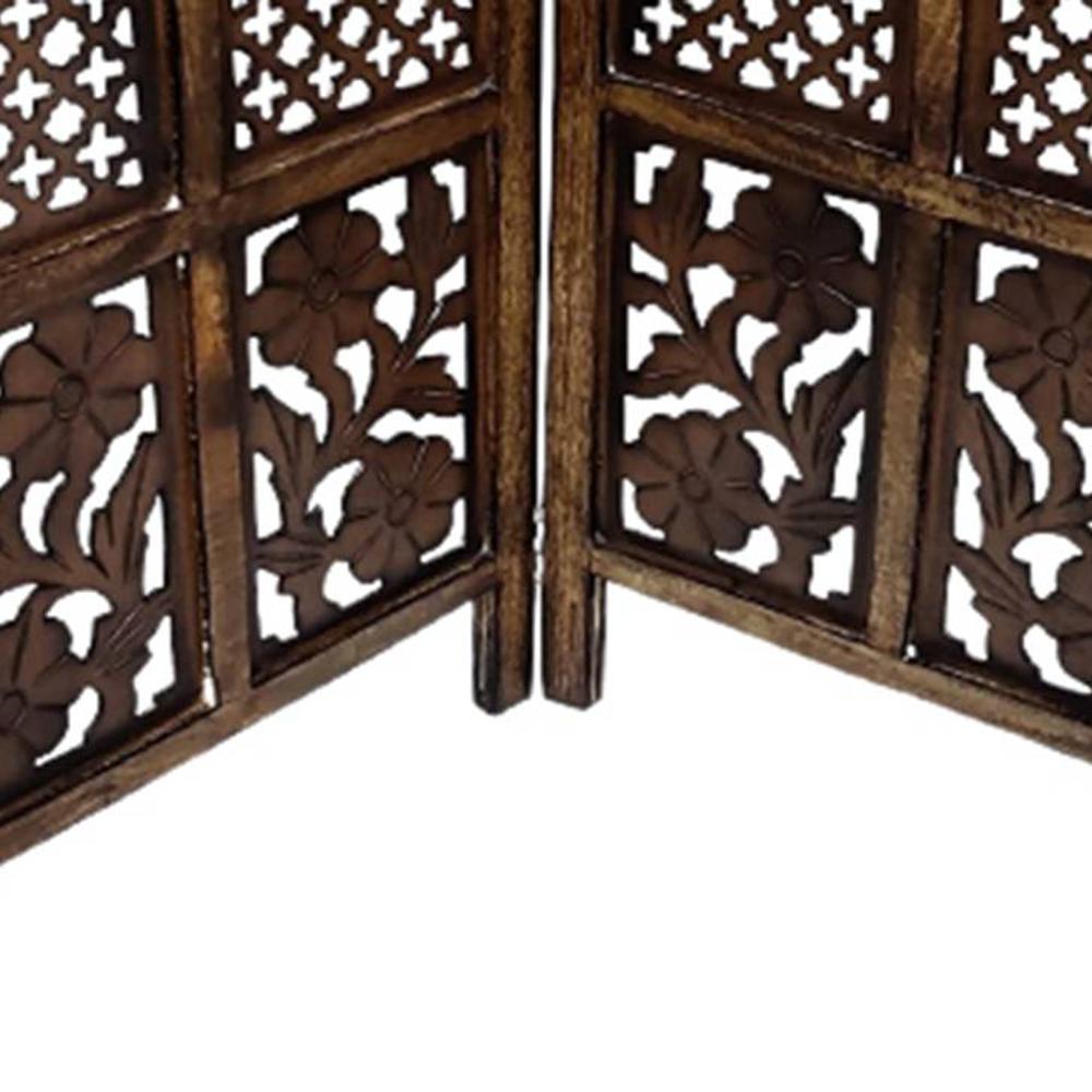 Shilpi Handcarved Wooden Room Divider Panels -NSHC001
