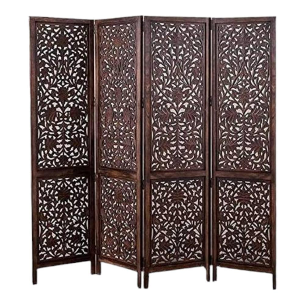 Shilpi Handcarved Wooden Room Divider Panels -NSHC003