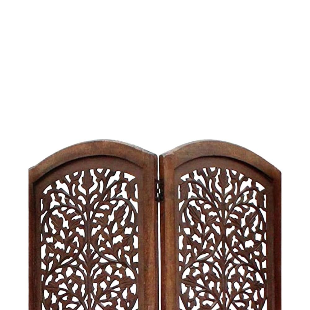 Shilpi Handcarved Wooden Room Divider Panels -NSHC005