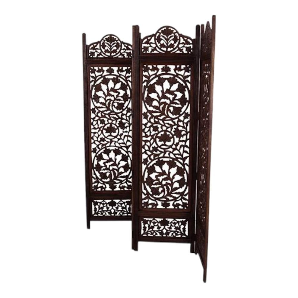 Shilpi Handcarved Wooden Room Divider Panels -NSHC006