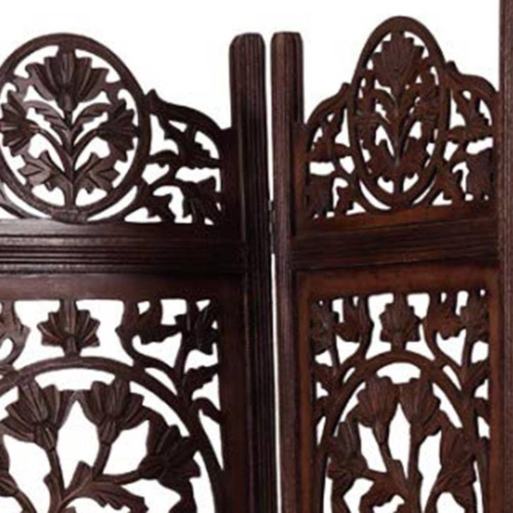 Shilpi Handcarved Wooden Room Divider Panels -NSHC006