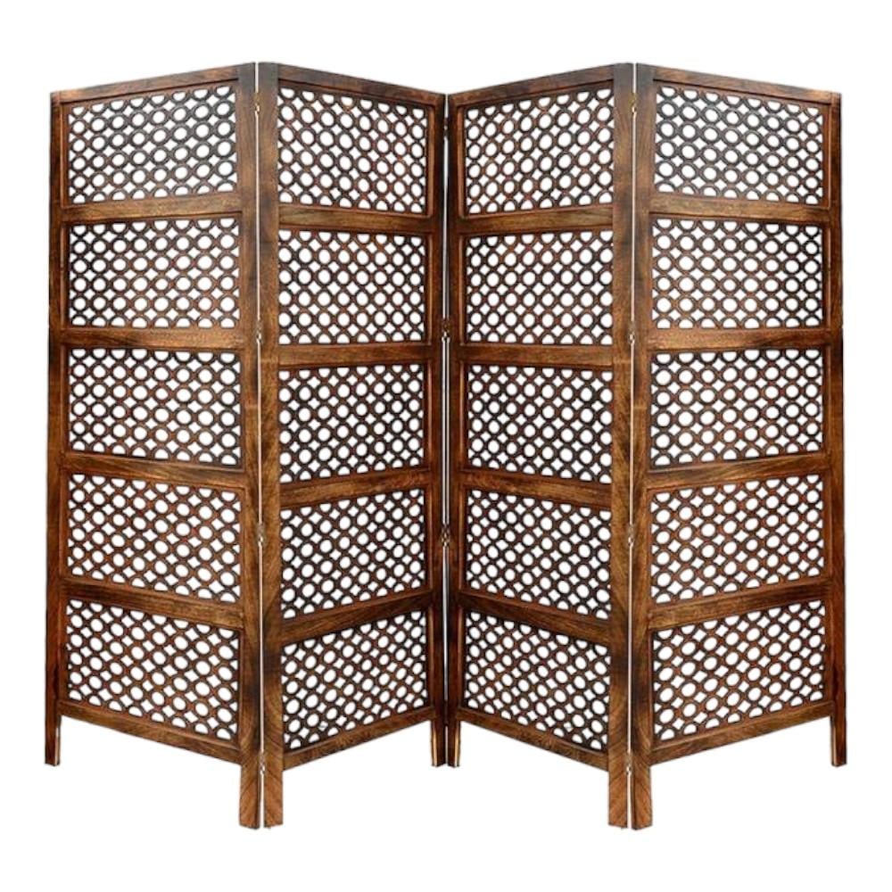 Shilpi Handcarved Wooden Room Divider Panels -NSHC007