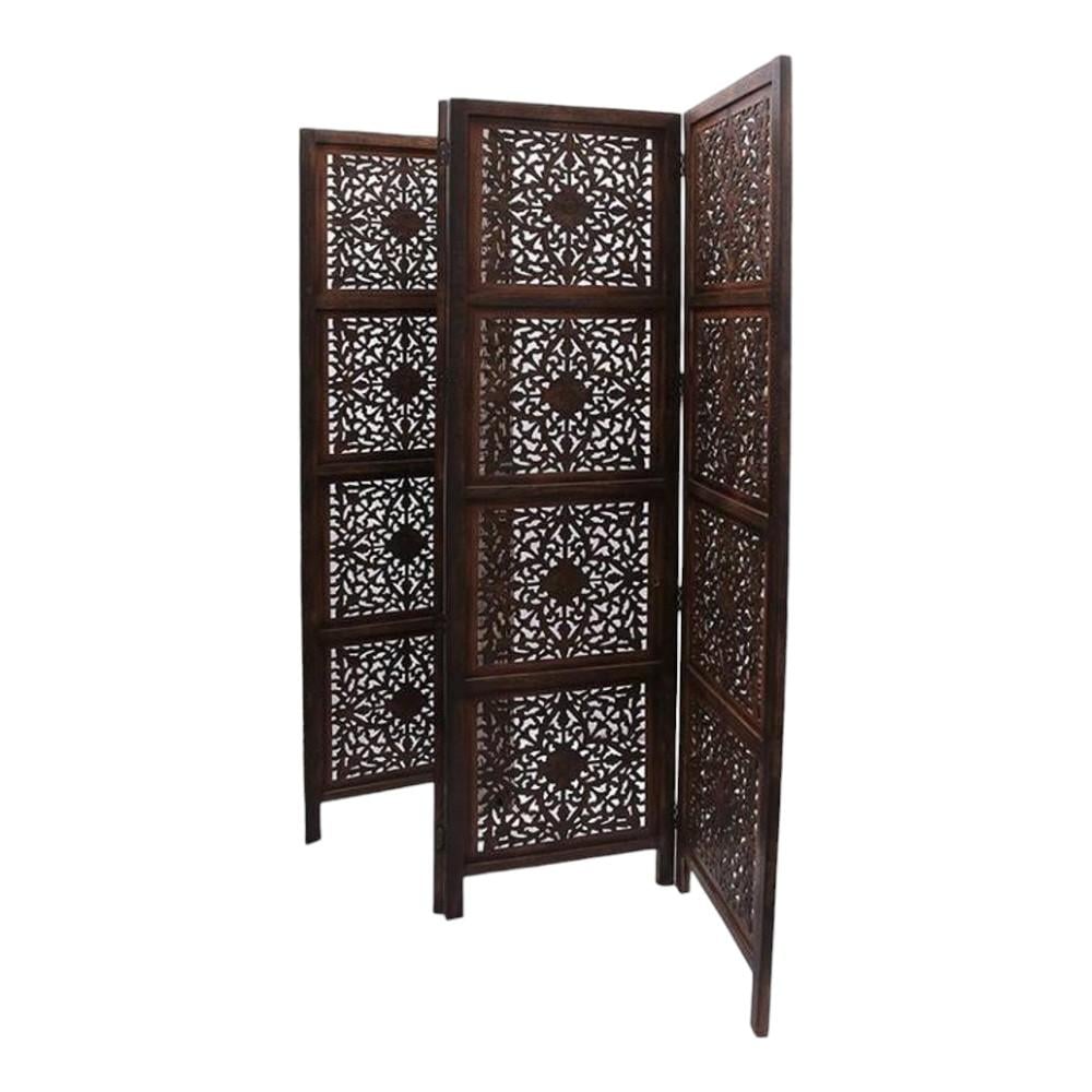Shilpi Handcarved Wooden Room Divider Panels -NSHC008