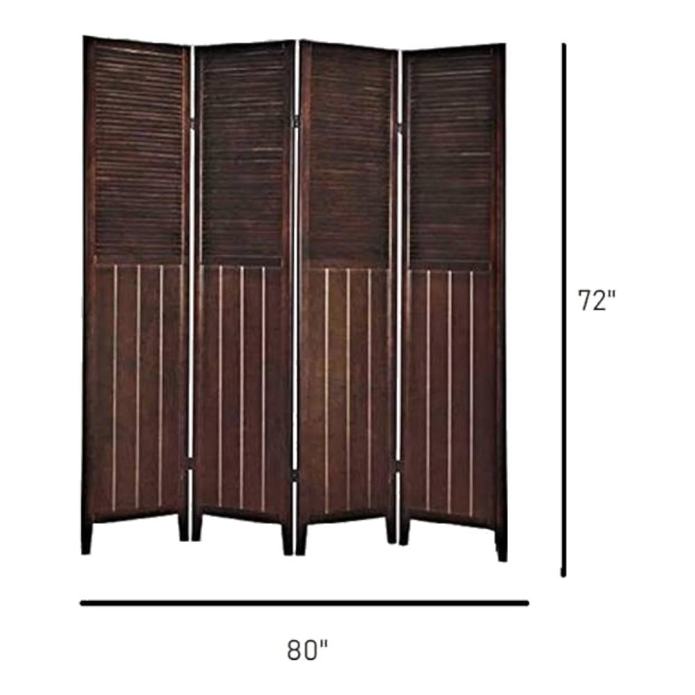 Shilpi Handcarved Wooden Room Divider Panels -NSHC014