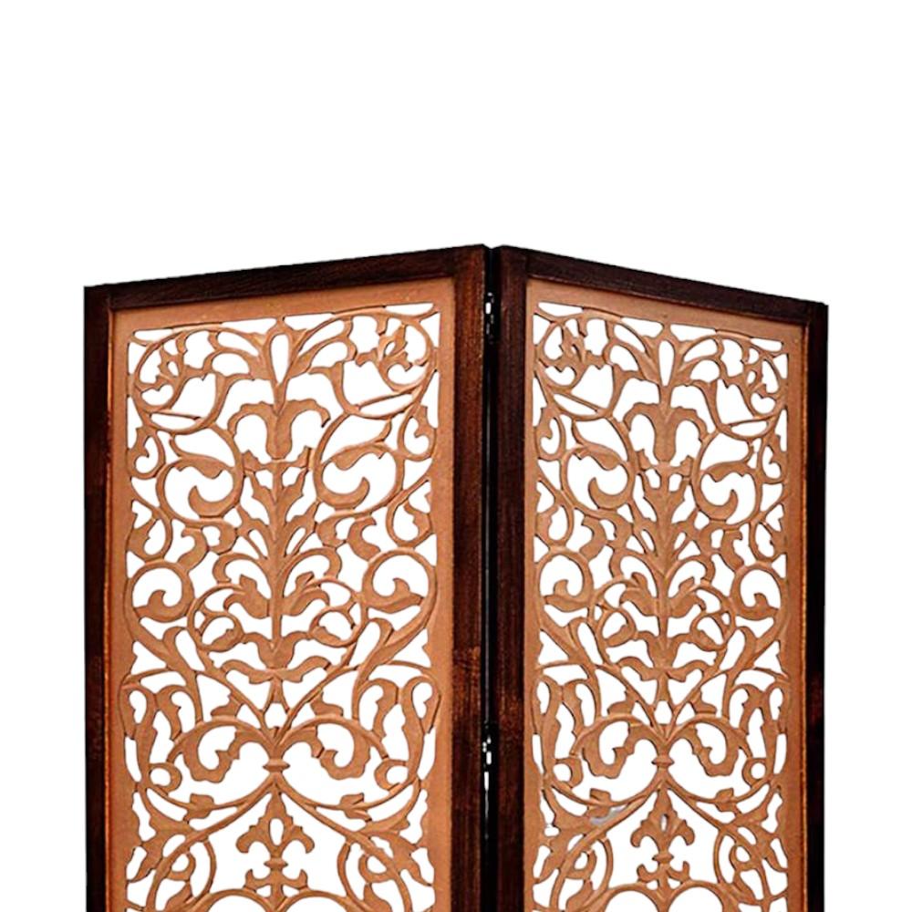 Shilpi Handcarved Wooden Room Divider Panels -NSHC016