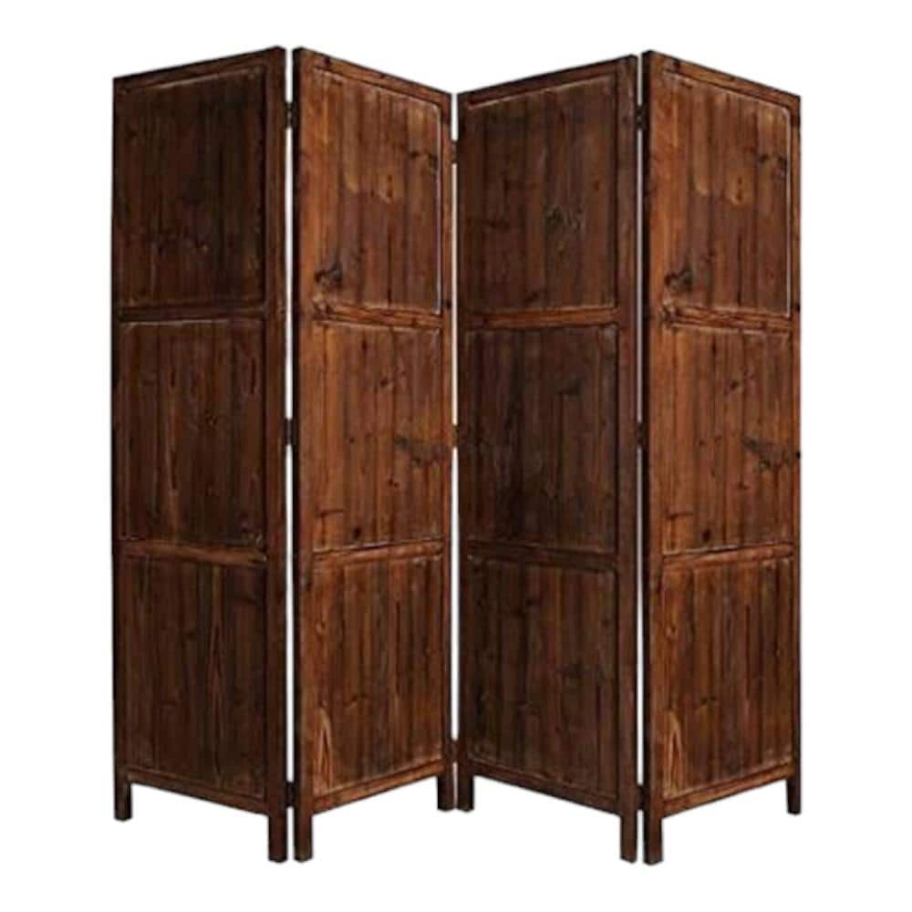 Shilpi Handcarved Wooden Room Divider Panels -NSHC021