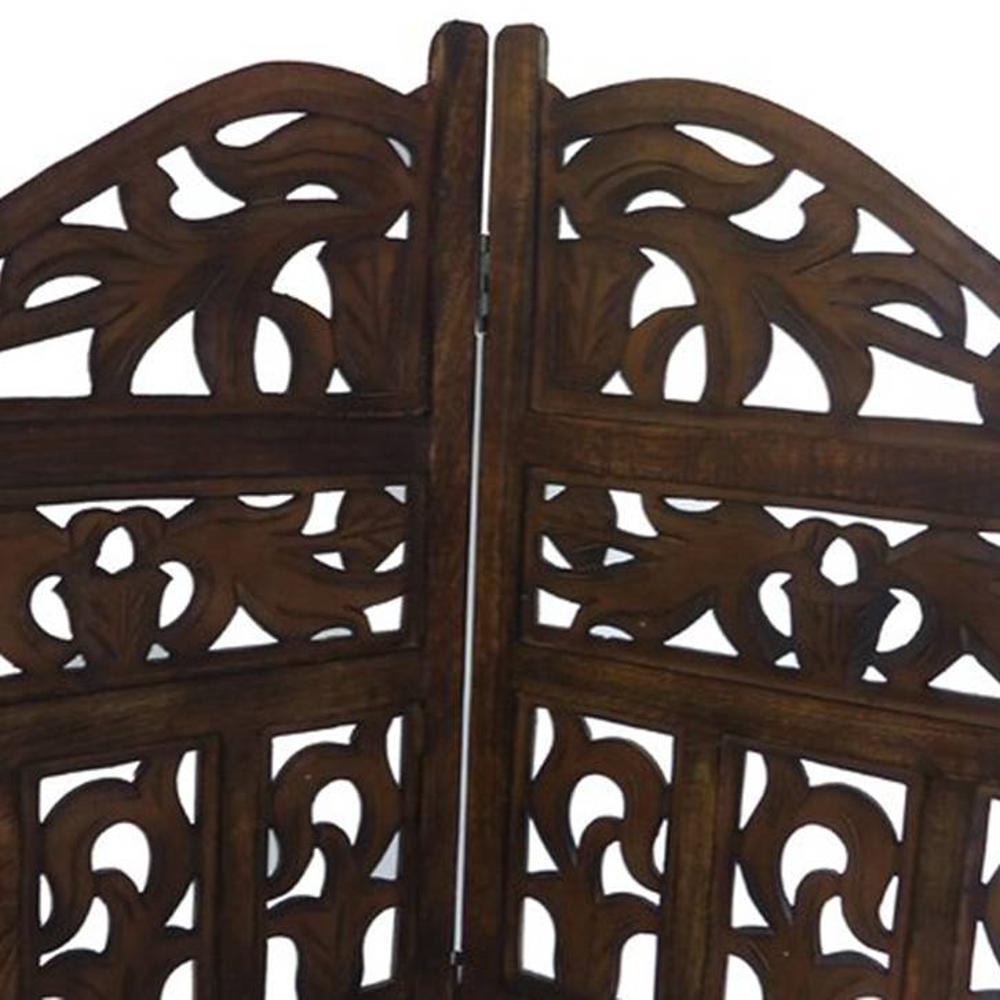 Shilpi Handcarved Wooden Room Divider Panels -NSHC023