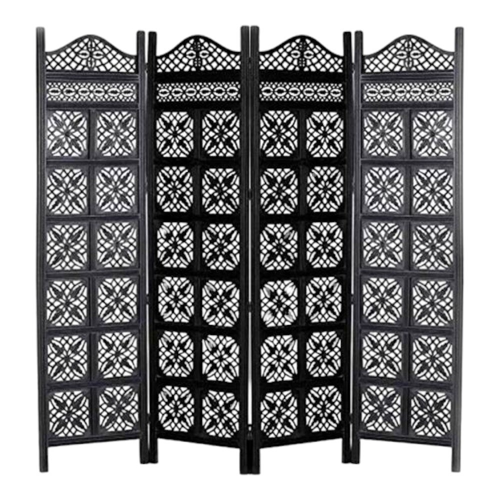 Shilpi Handcarved Wooden Room Divider Panels -NSHC025