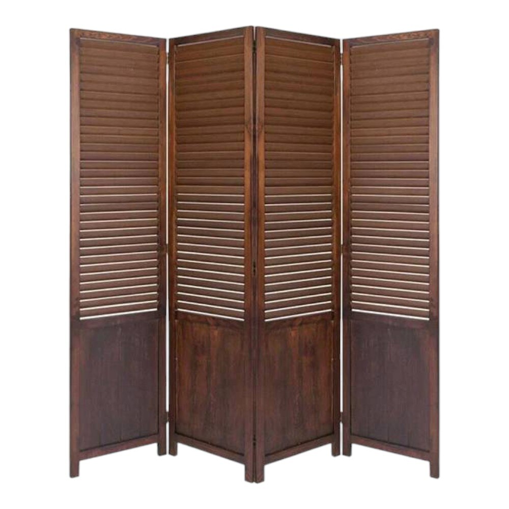 Shilpi Handcarved Wooden Room Divider Panels -NSHC028