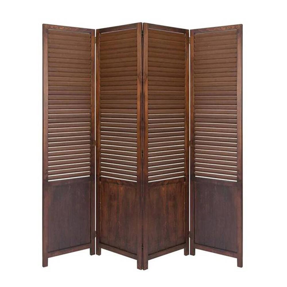 Shilpi Handcarved Wooden Room Divider Panels -NSHC028