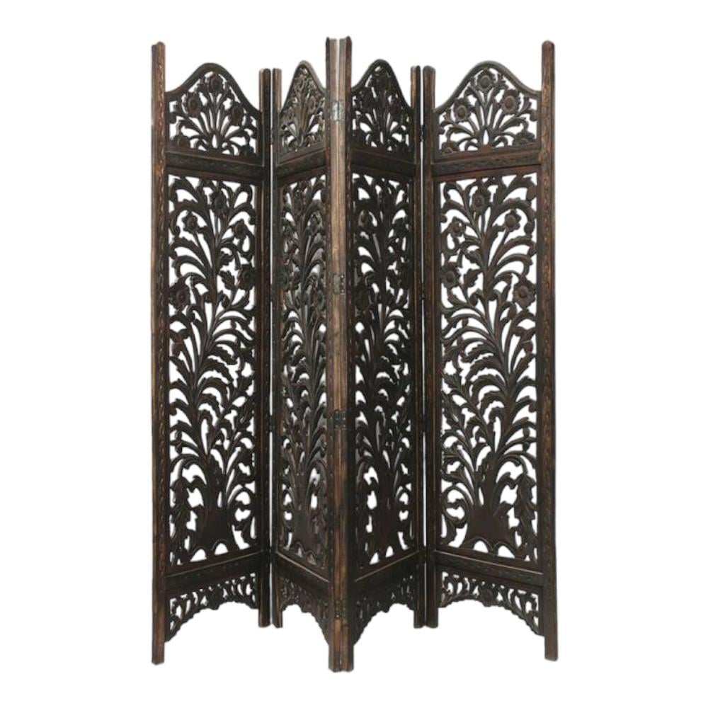Shilpi Handcarved Wooden Room Divider Panels -NSHC029