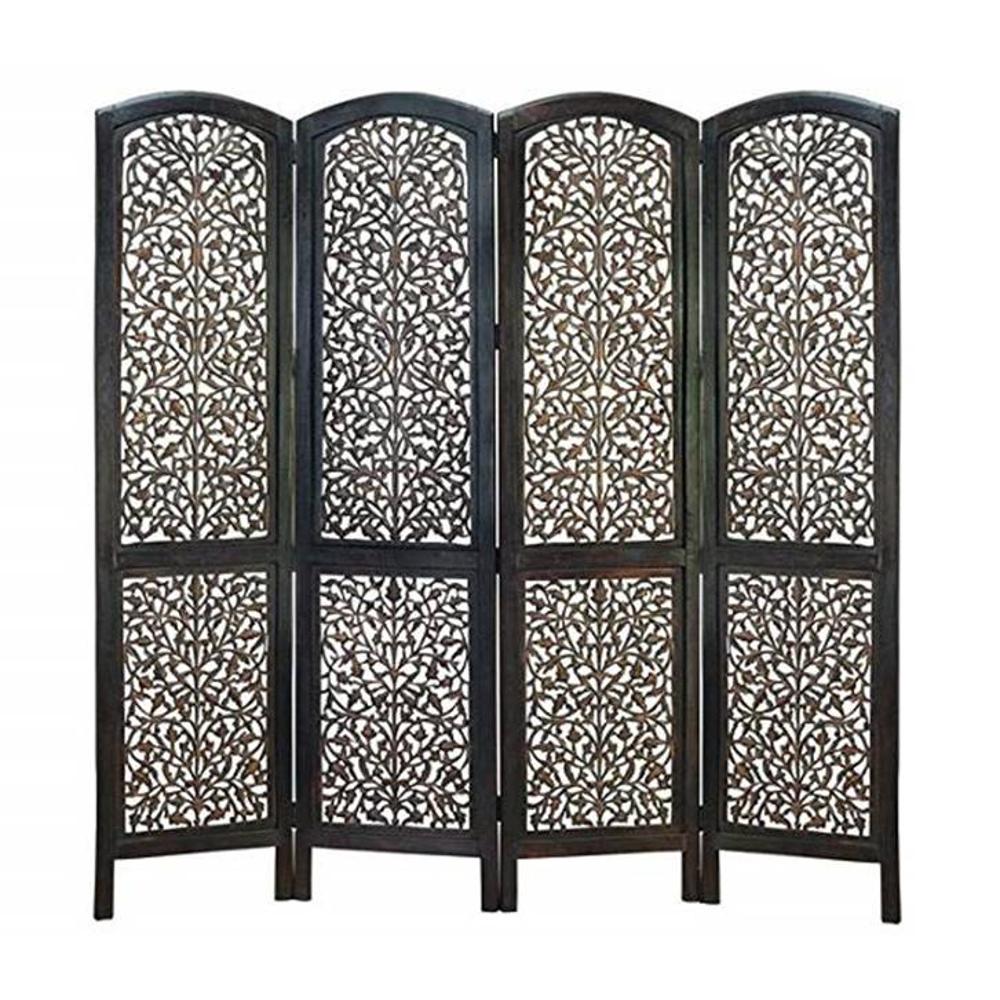 Shilpi Handcarved Wooden Room Divider Panels -NSHC030