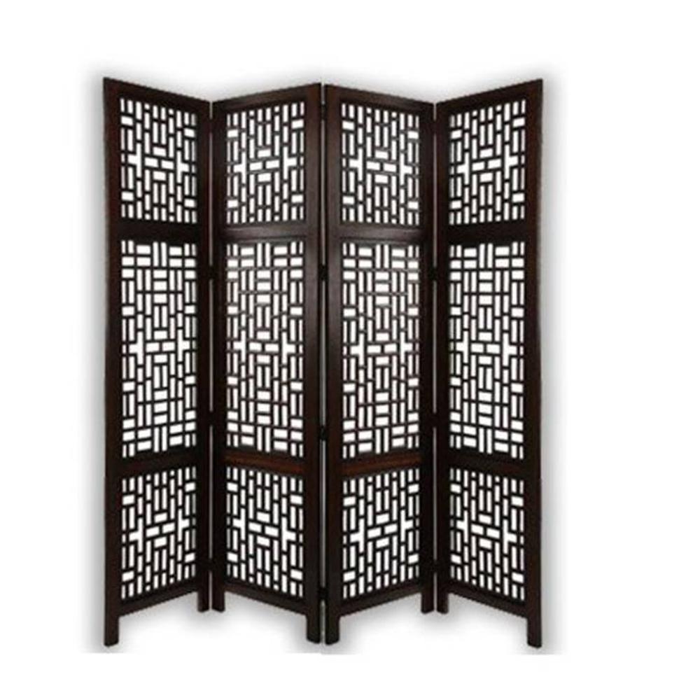 Shilpi Handcarved Wooden Room Divider Panels -NSHC031