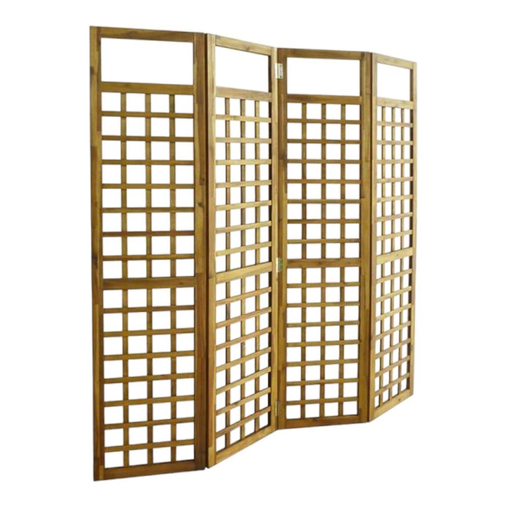 Shilpi Handcarved Wooden Room Divider Panels -NSHC033