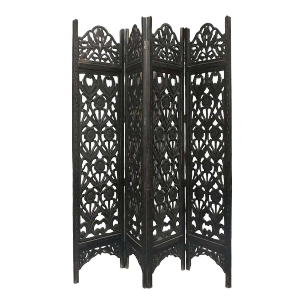 Shilpi Handcarved Wooden Room Divider Panels -NSHC037
